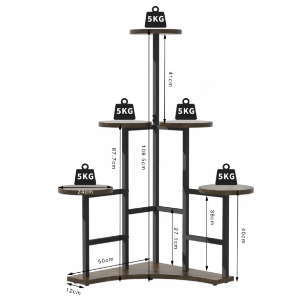 11-plans Växthylla för Inom- och Utomhusbruk - 100 x 40 x 110 cm - Bild 6