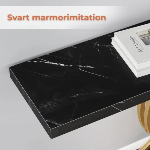 Elegant skänk, sidobord eller avlastningsbord med unik metallram - 100 cm längd - Bild 18