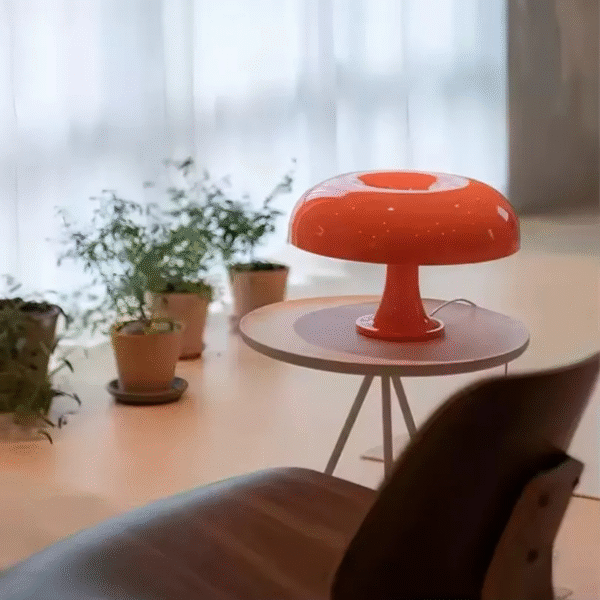 Bordslampa Karl Johan - Stilfull Retro Mushroom Lampa - Bild 4