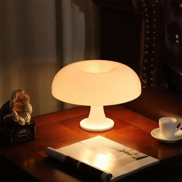 Bordslampa Karl Johan - Stilfull Retro Mushroom Lampa - Bild 7