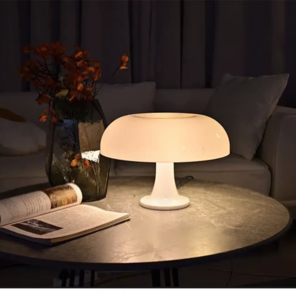 Bordslampa Karl Johan - Stilfull Retro Mushroom Lampa - Bild 6