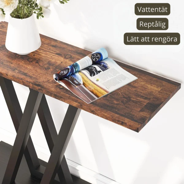 Modern skänk, sidobord eller avlastningsbord med unik metallram - 110 cm längd - Bild 8