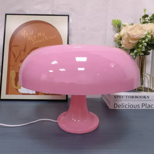 Bordslampa Karl Johan - Stilfull Retro Mushroom Lampa - Bild 8