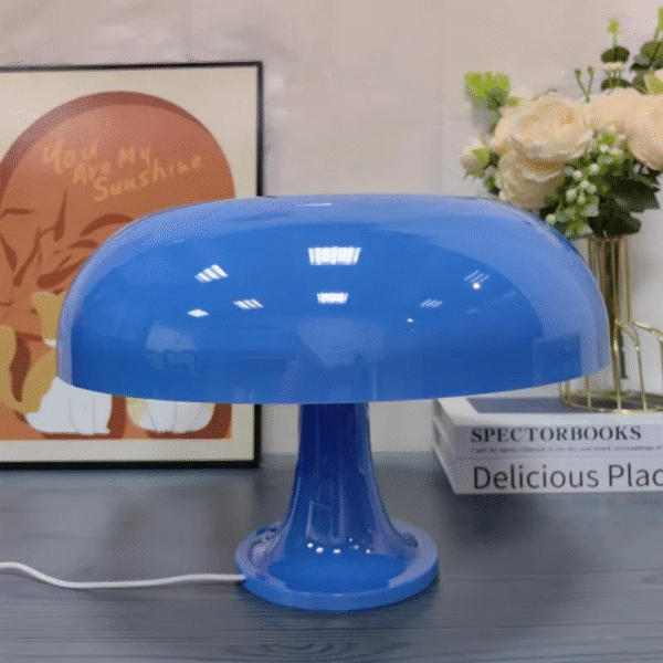 Bordslampa Karl Johan - Stilfull Retro Mushroom Lampa - Bild 9
