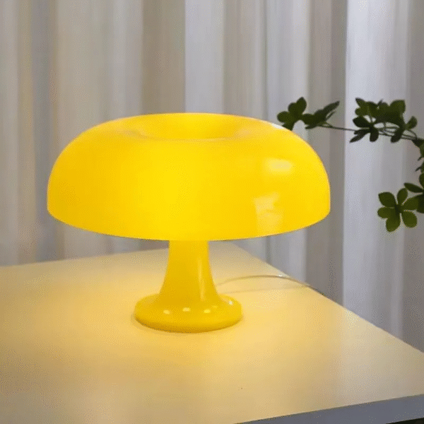 Bordslampa Karl Johan - Stilfull Retro Mushroom Lampa - Bild 5