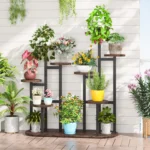 11-plans Växthylla för Inom- och Utomhusbruk - 100 x 40 x 110 cm