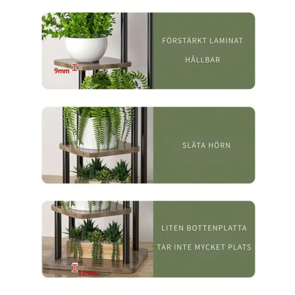 Hylla/Växthylla/Piedestal - 5 eller 6 plan - Bild 7