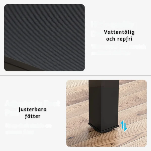 Modernt Långt Matsalsbord - 200 cm längd - Bild 12