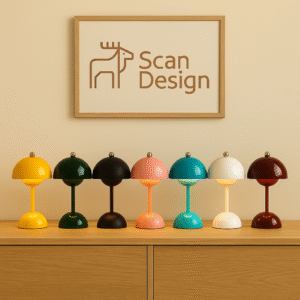 Retro Bordslampa Lisa - Trådlös och Bärbar - 3 Olika Färgsken