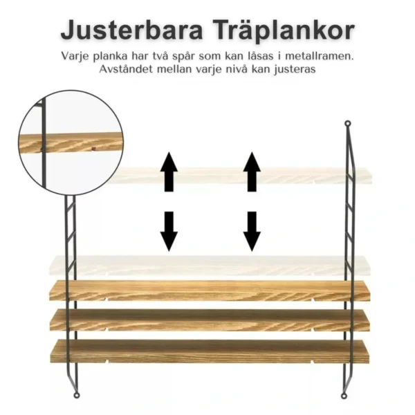 3-plans Vägghylla - Bild 12