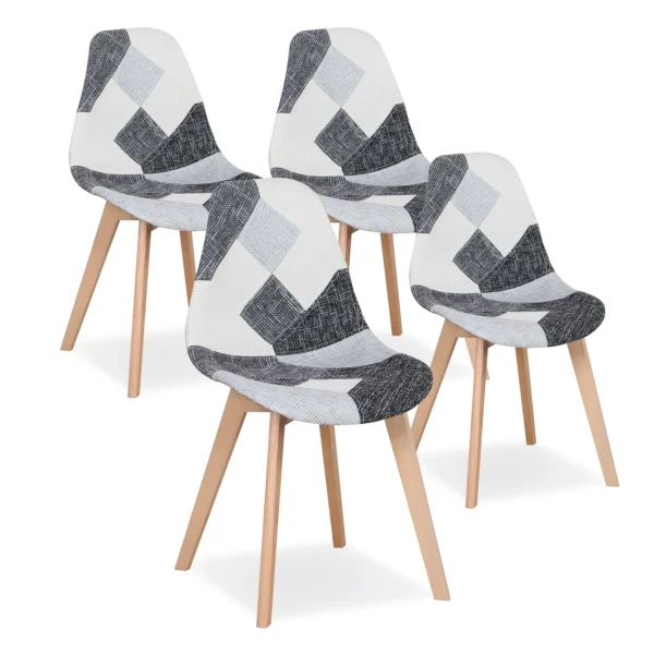 Stol Linda 4-pack – Skandinavisk Design - Bild 5