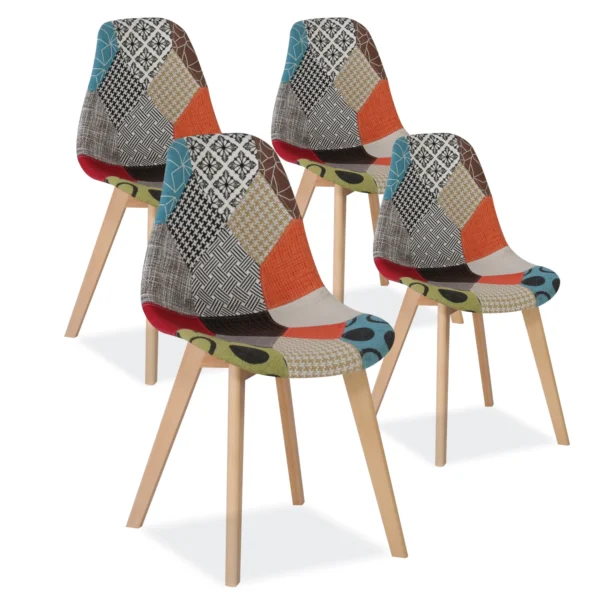 Stol Linda 4-pack – Skandinavisk Design - Bild 4