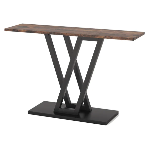 Modern skänk, sidobord eller avlastningsbord med unik metallram - 110 cm längd - Bild 16