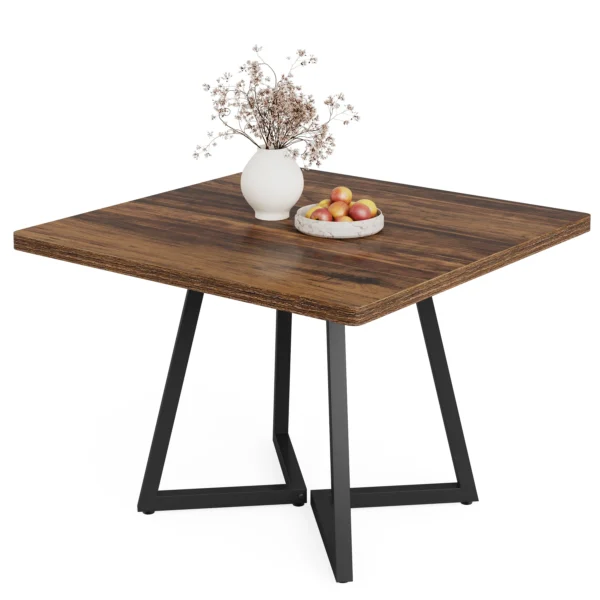 Elegant Minimalistiskt Matsalsbord - 80 x 80 cm - Bild 7
