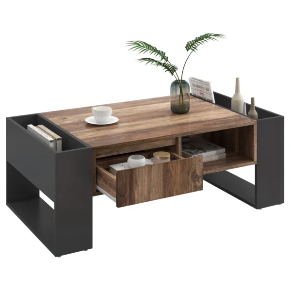 Robust Soffbord - Industriell stil - 111 cm längd - Bild 5