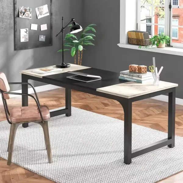 Elegant Matsalsbord - Industriell stil - 180 cm längd - Bild 6