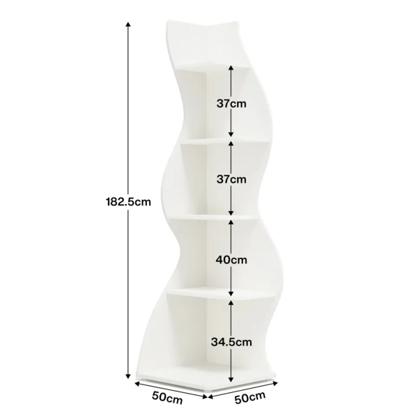 Modern 5-plans Hörnbokhylla - Bild 18