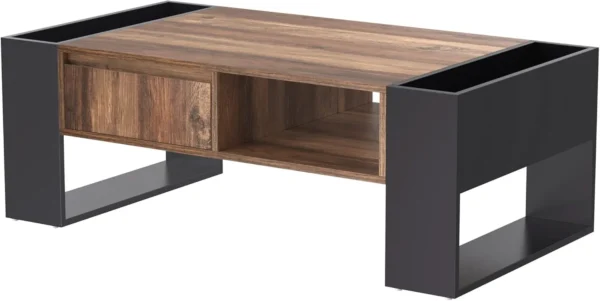 Robust Soffbord - Industriell stil - 111 cm längd - Bild 9