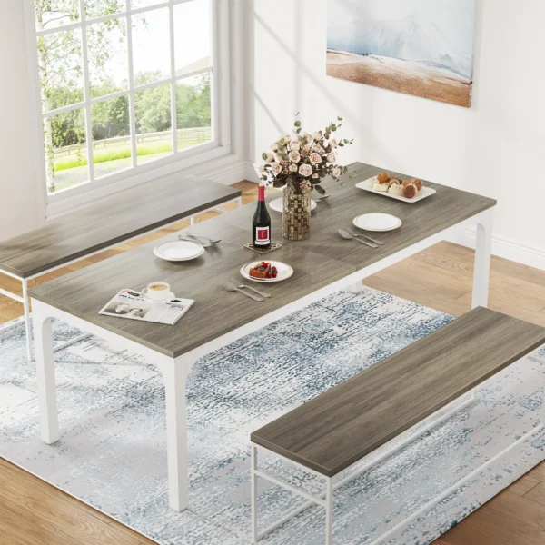 Modernt Långt Matsalsbord - 200 cm längd - Bild 18