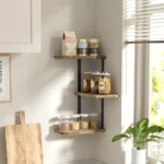 Unik och Mångsidig Hörnvägghylla - Sicksackformad