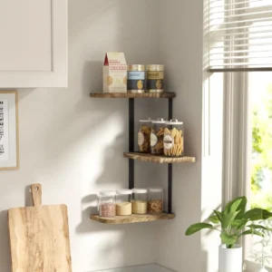 Unik och Mångsidig Hörnvägghylla - Sicksackformad