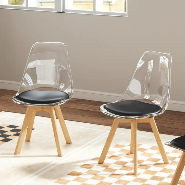 Stol Jessica 4-pack – Skandinavisk Design - Bild 4