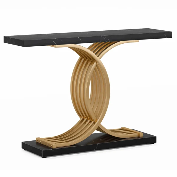 Elegant skänk, sidobord eller avlastningsbord med unik metallram - 100 cm längd - Bild 21