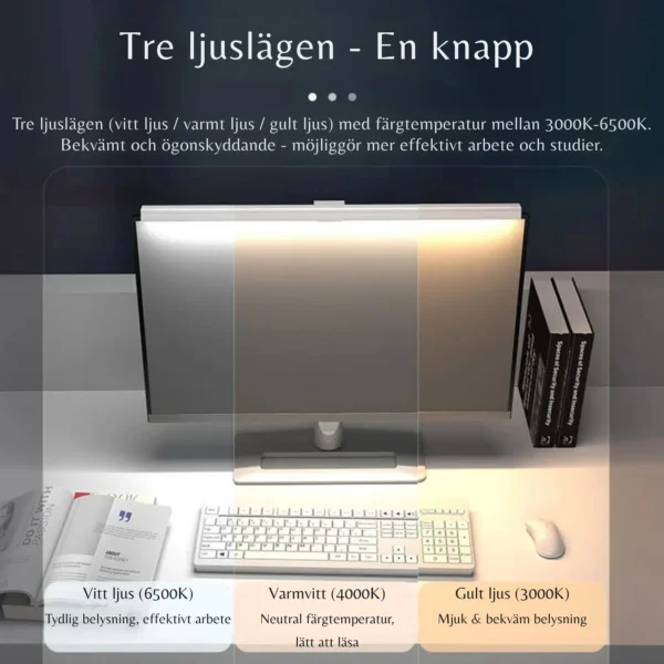 LED-belysning för bildskärm/Skärmlampa -  50 cm - Bild 11