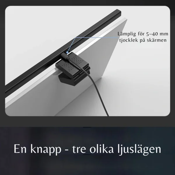 LED-belysning för bildskärm/Skärmlampa -  50 cm - Bild 7