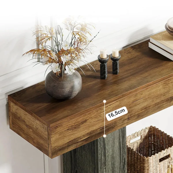 Rustik skänk, sidobord eller avlastningsbord i lantlig stil – 160 cm längd - Bild 9