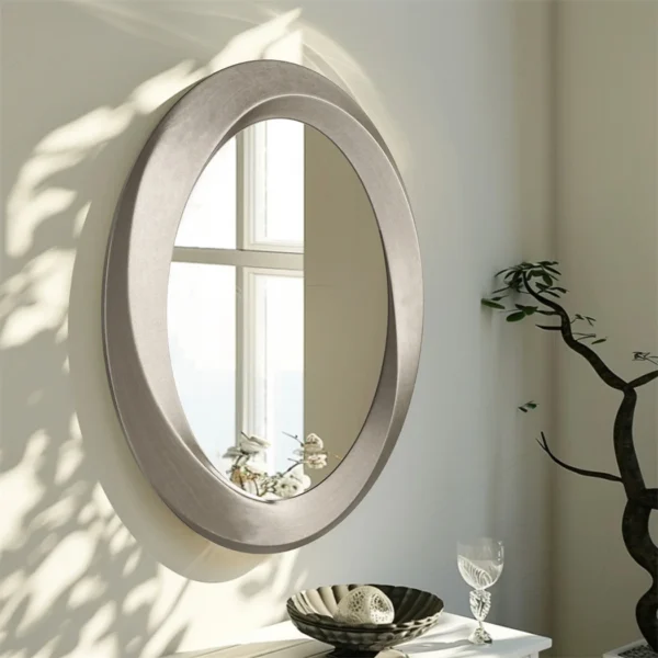 Antik Oval Spegel – Elegant Barock Väggdekoration - 60x80 cm - Bild 6