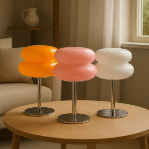 Macaron LED Bordslampa - Italiensk Klassiker - Bauhaus-inspirerad