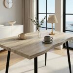 Elegant Matbord 110×70 cm – Köksbord för 4 Personer i Nordisk Stil