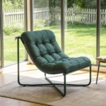 Stilren Loungestol för Trädgård & Terrass – Extra Mjuk Dyna